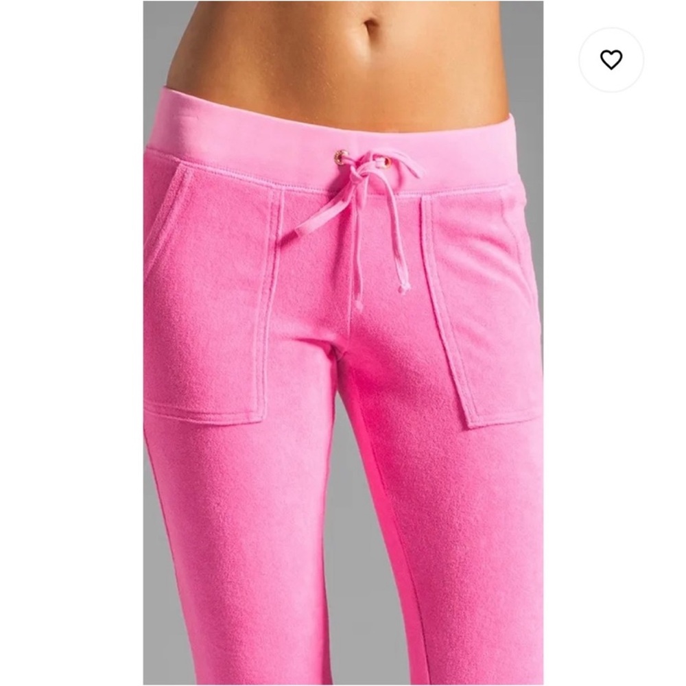 **SOLD** Vintage Y2K Pink Terry Cloth Juicy Couture Pull On Pant 👑💕